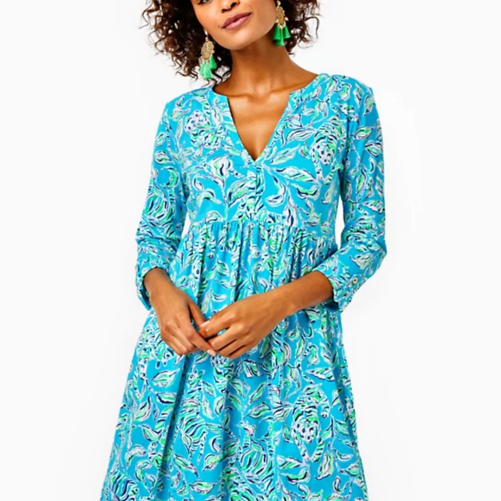 Lilly Pulitzer Blue Loran Swing Dress | Size Medium